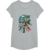 image:imageStar Wars Boba Fett Grunge Profile Graphic TShirt TShirtHeather Grey