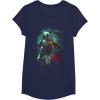 image:imageStar Wars Boba Fett Grunge Profile Graphic TShirt TShirtNavy Blue
