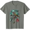 image:imageStar Wars Boba Fett Grunge Profile Graphic TShirt TShirtOlive Heather