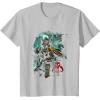 image:imageStar Wars Boba Fett Grunge Profile Graphic TShirt TShirtSilver Grey