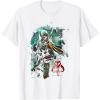image:imageStar Wars Boba Fett Grunge Profile Graphic TShirt TShirtWhite