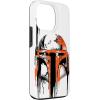 image:imageStar Wars Boba Fett Helmet Paint Drip White Case for iPhone 17iPhone 13 Pro
