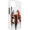 image:imageStar Wars Boba Fett Helmet Paint Drip White Case for iPhone 17iPhone 14