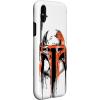 image:imageStar Wars Boba Fett Helmet Paint Drip White Case for iPhone 17iPhone XXS