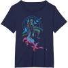 image:imageStar Wars The Book Of Boba Fett Retro Color Pop Poster V2 TShirtNavy Blue