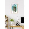 image:imageTrends International Star Wars Saga  Boba Fett  Water Color Wall Poster 34L x 224W Premium Unframed VersionBlonde Framed Version