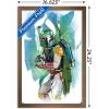 image:imageTrends International Star Wars Saga  Boba Fett  Water Color Wall Poster 34L x 224W Premium Unframed VersionBronze Framed Version