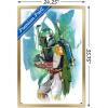 image:imageTrends International Star Wars Saga  Boba Fett  Water Color Wall Poster 34L x 224W Premium Unframed VersionGold Framed Version