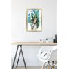 image:imageTrends International Star Wars Saga  Boba Fett  Water Color Wall Poster 34L x 224W Premium Unframed VersionGold Framed Version
