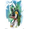 image:imageTrends International Star Wars Saga  Boba Fett  Water Color Wall Poster 34L x 224W Premium Unframed VersionPremium Unframed Version