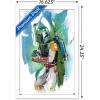 image:imageTrends International Star Wars Saga  Boba Fett  Water Color Wall Poster 34L x 224W Premium Unframed VersionWhite Framed Version