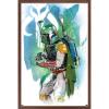 image:imageTrends International Star Wars Saga  Boba Fett  Water Color Wall Poster 34L x 224W Premium Unframed VersionMahogany Framed Version