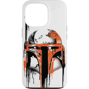 image:imageStar Wars Boba Fett Helmet Paint Drip White Case for iPhone 17iPhone 13 Pro