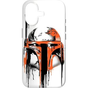 image:imageStar Wars Boba Fett Helmet Paint Drip White Case for iPhone 17iPhone 17