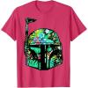 image:imageStar Wars Classic Hawaiian Print Boba Fett Helmet TShirt C2 TShirtRed Heather