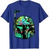 image:imageStar Wars Classic Hawaiian Print Boba Fett Helmet TShirt C2 TShirtRoyal Blue