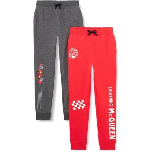image:imageAmazon Essentials Disney  Marvel  Star Wars Boys and Toddlers Fleece Jogger Sweatpants Pack of 2Lightning Mcqueen