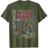 image:imageStar Wars Chewbacca Wookiee Win Retro Comic Cover TShirtOlive Green