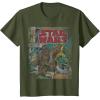 image:imageStar Wars Chewbacca Wookiee Win Retro Comic Cover TShirtOlive Green