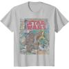 image:imageStar Wars Chewbacca Wookiee Win Retro Comic Cover TShirtSilver Grey