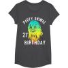 image:imageStar Wars Chewie Party Animal 21st Birthday Color Portrait TShirtDark Heather Grey