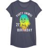 image:imageStar Wars Chewie Party Animal 21st Birthday Color Portrait TShirtHeather Blue