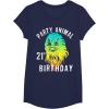 image:imageStar Wars Chewie Party Animal 21st Birthday Color Portrait TShirtNavy Blue