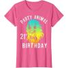 image:imageStar Wars Chewie Party Animal 21st Birthday Color Portrait TShirtPink Heather