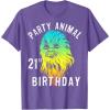 image:imageStar Wars Chewie Party Animal 21st Birthday Color Portrait TShirtPurple Heather