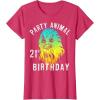 image:imageStar Wars Chewie Party Animal 21st Birthday Color Portrait TShirtRed Heather