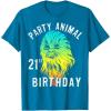 image:imageStar Wars Chewie Party Animal 21st Birthday Color Portrait TShirtSapphire Blue