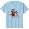 image:imageStar Wars Classic Boba Fett Samurai Kanji Retro Poster TShirtBaby Blue