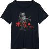 image:imageStar Wars Classic Boba Fett Samurai Kanji Retro Poster TShirtBlack