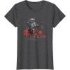 image:imageStar Wars Classic Boba Fett Samurai Kanji Retro Poster TShirtDark Heather Grey