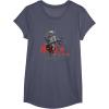 image:imageStar Wars Classic Boba Fett Samurai Kanji Retro Poster TShirtHeather Blue