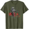 image:imageStar Wars Classic Boba Fett Samurai Kanji Retro Poster TShirtOlive Green
