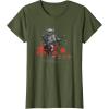image:imageStar Wars Classic Boba Fett Samurai Kanji Retro Poster TShirtOlive Green
