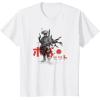 image:imageStar Wars Classic Boba Fett Samurai Kanji Retro Poster TShirtWhite