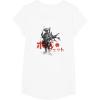 image:imageStar Wars Classic Boba Fett Samurai Kanji Retro Poster TShirtWhite