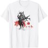 image:imageStar Wars Classic Boba Fett Samurai Kanji Retro Poster TShirtWhite