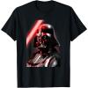 image:imageStar Wars Classic Darth Vader Red Lightsaber Retro Portrait TShirtBlack