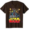 image:imageStar Wars Darth Vader Retro Sith Lord Graphic TShirt TShirtBrown