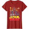 image:imageStar Wars Darth Vader Retro Sith Lord Graphic TShirt TShirtCranberry Red