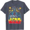 image:imageStar Wars Darth Vader Retro Sith Lord Graphic TShirt TShirtHeather Blue