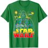 image:imageStar Wars Darth Vader Retro Sith Lord Graphic TShirt TShirtKelly Green