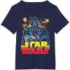 image:imageStar Wars Darth Vader Retro Sith Lord Graphic TShirt TShirtNavy Blue