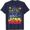 image:imageStar Wars Darth Vader Retro Sith Lord Graphic TShirt TShirtNavy Blue