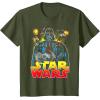 image:imageStar Wars Darth Vader Retro Sith Lord Graphic TShirt TShirtOlive Green