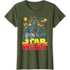 image:imageStar Wars Darth Vader Retro Sith Lord Graphic TShirt TShirtOlive Green