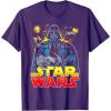 image:imageStar Wars Darth Vader Retro Sith Lord Graphic TShirt TShirtPurple